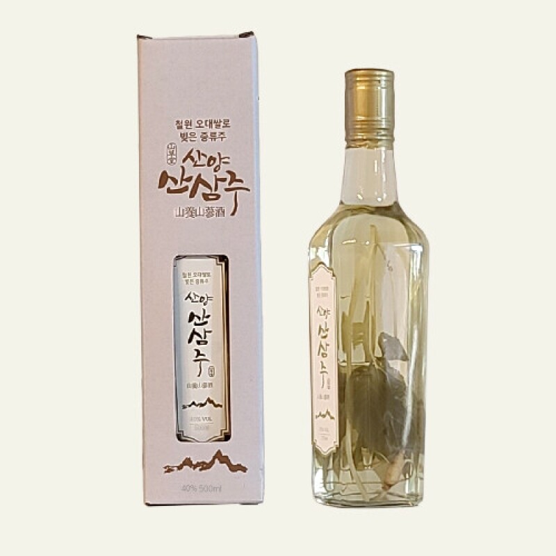 철원몰,(이벤트)산양산삼주 375ml(25도)