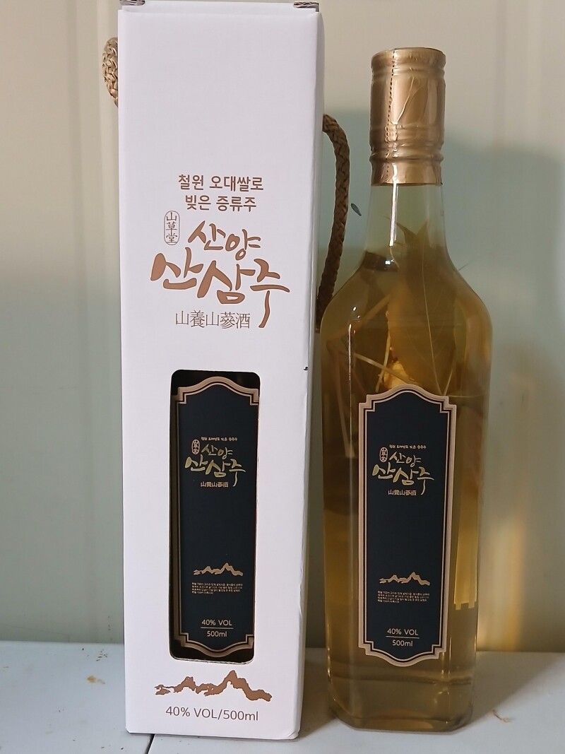 철원몰,(이벤트)산양산삼주 375ml(25도)
