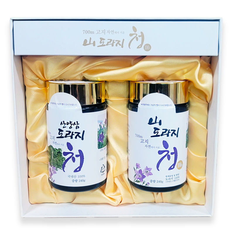 산도라지청 2종세트 (각 240ml)